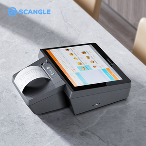 Scangle Factory 8 "Kiosk <span class=keywords><strong>Pos</strong></span>系统，带58毫米收据打印机，主要用于餐厅自助订购
