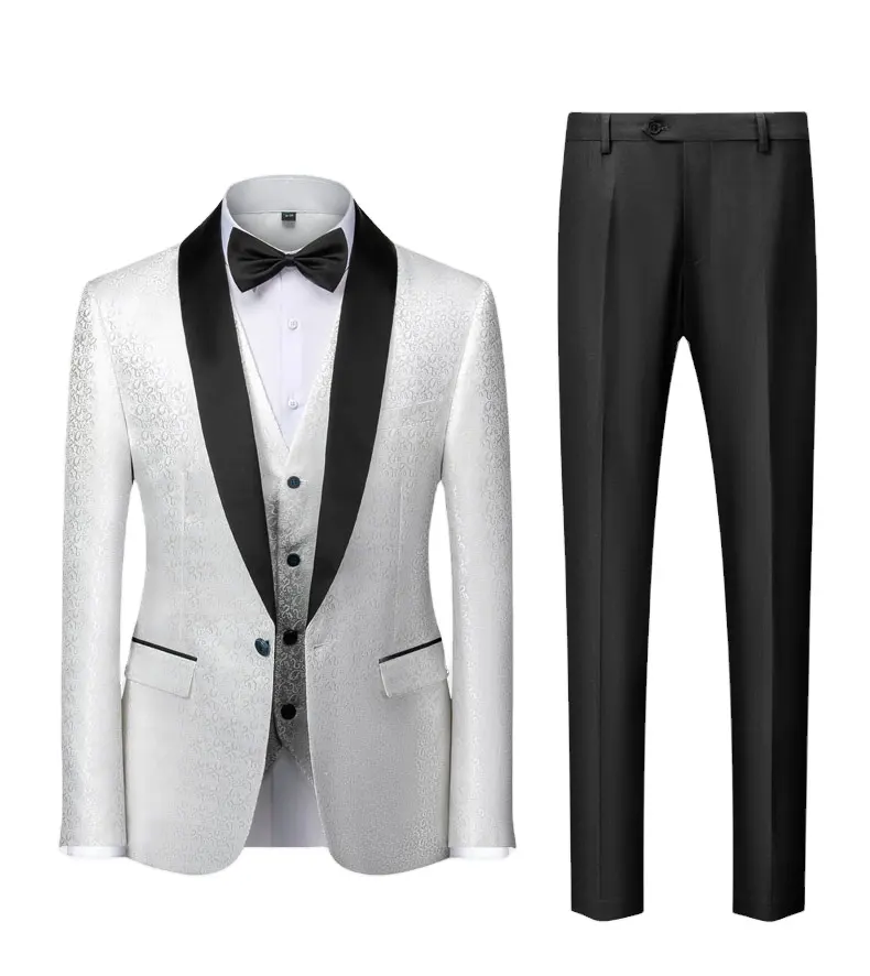 Оптовая продажа OEM, большие размеры, приталенный, в полоску, пальто, брюки, мужские деловые костюмы, Свадебный костюм для жениха, мужские костюмы, 3 предмета