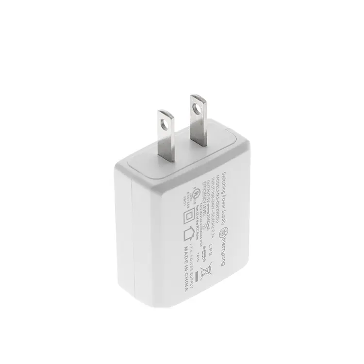 CE KC FCC certified wall fast charger US USB changer 5v 1.5a 5v 2.5a 5v 2.4a power adapter travel charging