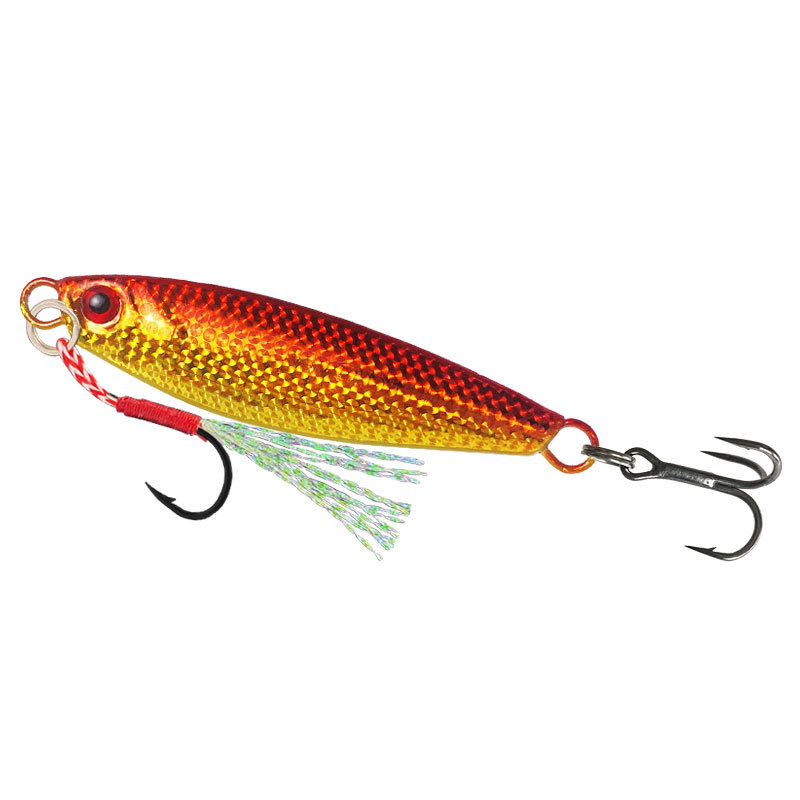 7 láser rojo dorado
