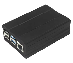Raspberry Pi 4 case SY CHIPS Raspberry Pi 4B Caja de aluminio Caja de refrigeración pasiva Metal para Raspberry Pi 4B