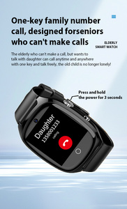 Tıbbi uyarı sistemleri güvenlik çözümü 4G Tracker yaşlı Gps VD300 çağrı SmartWatch konumu güz algılama monitör akıllı saat - Product Image 5