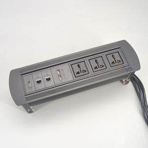 Langlebiger universeller Power-Tisch usb-Ladegerät-Steckdose Steckdose Tischdose manueller Flip-Dekor Tischdose - Product Image 4
