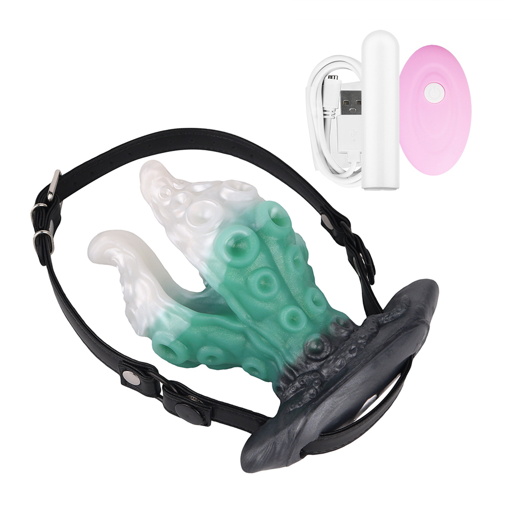Vibrator+mouth belt-Green