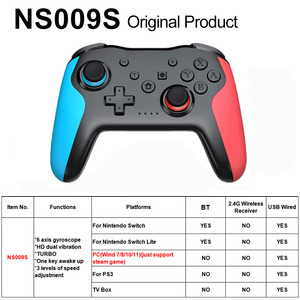 TISHRIC for Bluetoothゲームパッド任天堂NS009スイッチPS3 TV PC (Windows 7/8/10/11) 対応Steamゲームをサポート - Product Image 6
