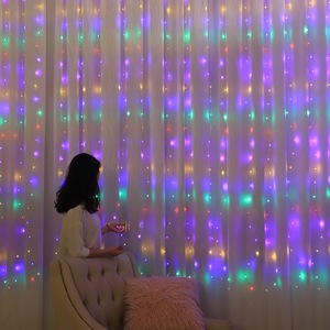 結婚式のパーティーLEDライト、RGBパーティーライトLEDストリングDMX、カーテンライト300LEDライトパーティーデコレーション用 - Product Image 6