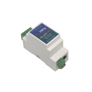 ZLAN5143D-montaje de Riel Din, pequeño tamaño, puerto Serial RS485 a TCP/IP, Ethernet, convertidor de servidor Modbus RTU a Modbus TCP