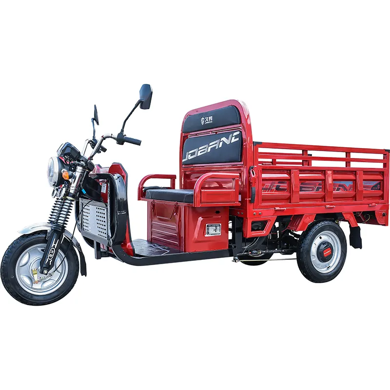 Triciclos de carga motorizados elétricos Preço por atacado 3 rodas Motor sem escova 60V Motocicleta elétrica 10000w Abrir 1 assento 800W 7-9h