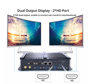 Hystou Industrial Mini PC con Core I7 4500U Unidad de sistema de computadora de escritorio sin ventilador Nuevos enchufes AU/US/EU - Product Image 3