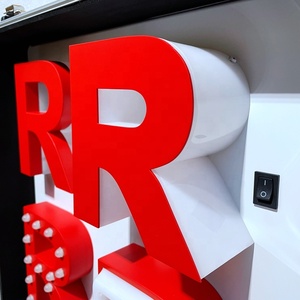 Cosun dấu hiệu Led Chữ Mẫu Acrylic Chữ Mẫu kinh doanh thư Logo tùy chỉnh Vàng - Product Image 6