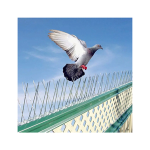 Bird Spikes With Stainless Steel Base Metal Bird Pigeon Spikes Fence Kit for <strong>Deterring</strong> Small Bird, Crows and Woodpeckers