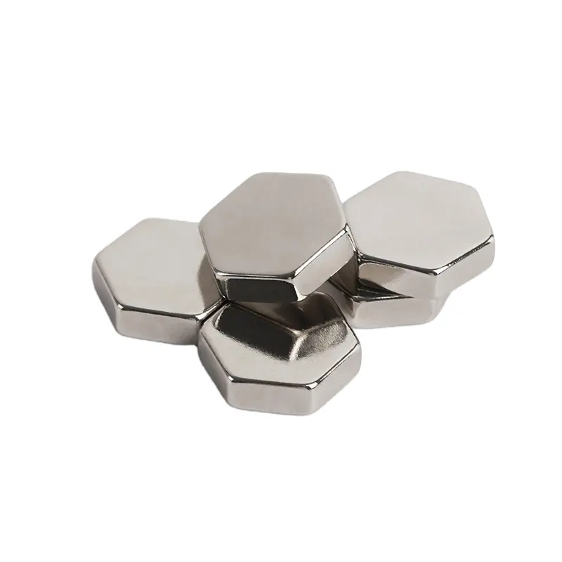 Ímã de neodímio magnético, alta qualidade novo design forte ferro boron ímã hexagonal regular ímã de neodímio