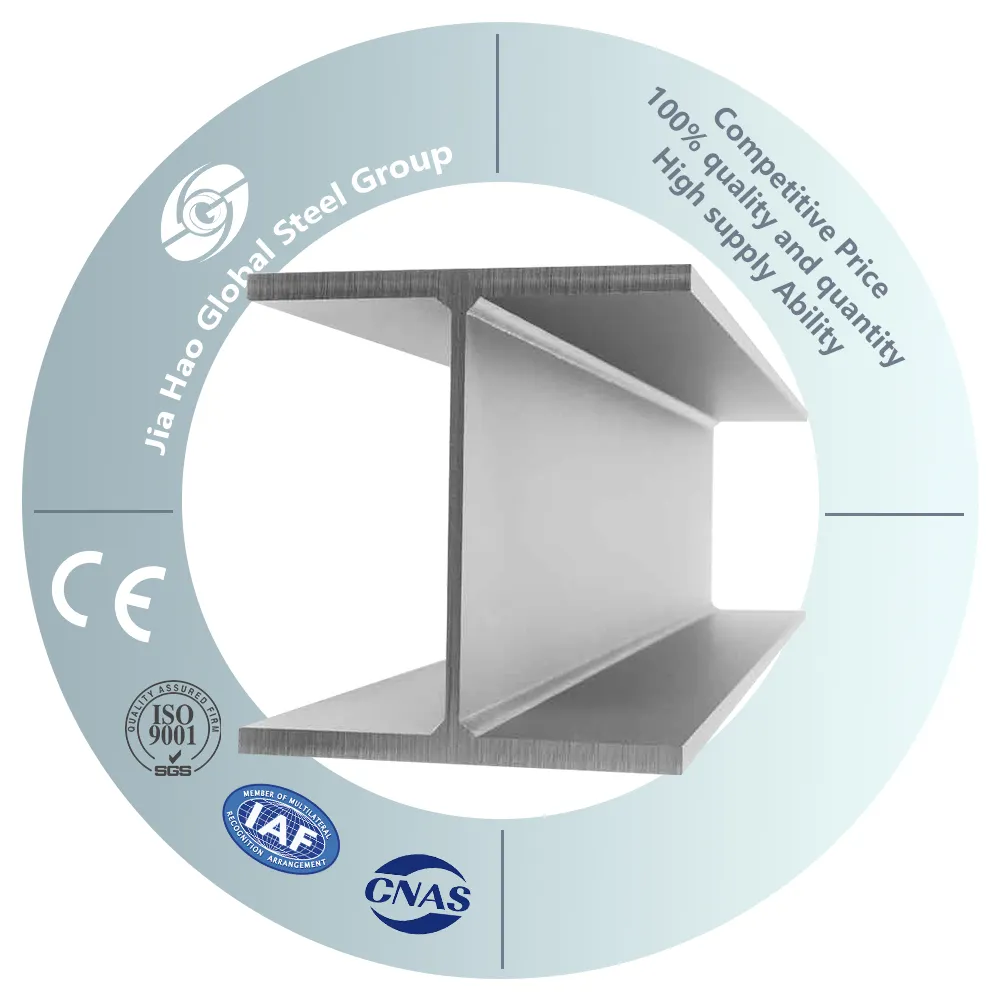 Precio DE FÁBRICA DE China Q275B Q355 Perfil de acero al carbono estructural Viga en H de acero