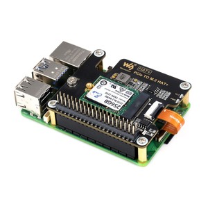 Adattatore da PCIe a M.2 per Raspberry Pi 5, supporta il protocollo NVMe M.2 unità a stato solido, lettura/scrittura ad alta velocità, cappello + Standard - Product Image 1