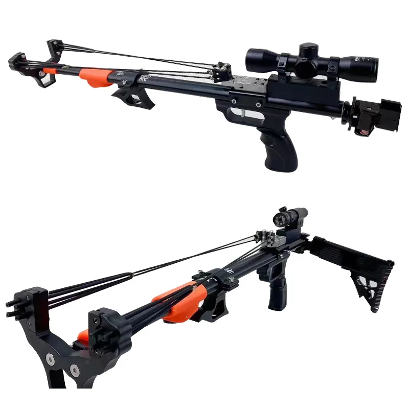 Wholesale outdoor fish shooting wrist brace high-precision slingshot fish shooting set