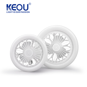 Потолочный вентилятор KEOU 3CCT 30W 50W со светодиодным освещением и дистанционным управлением - Product Image 5