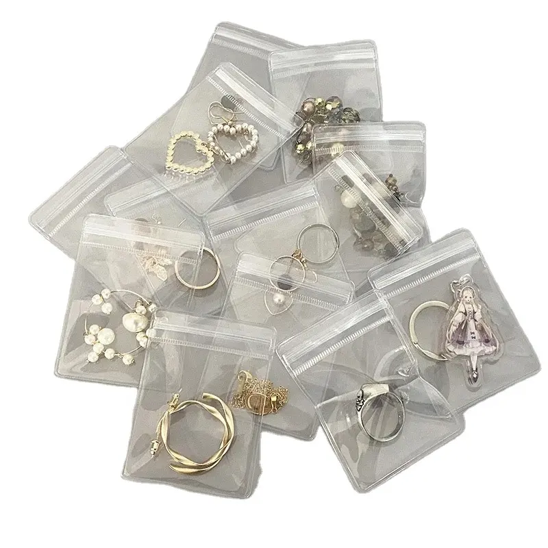 Sacchetti di gioielli con chiusura a chiusura lampo stampati personalizzati Mini sacchetti di gioielli per ragazze portagioie Organizer