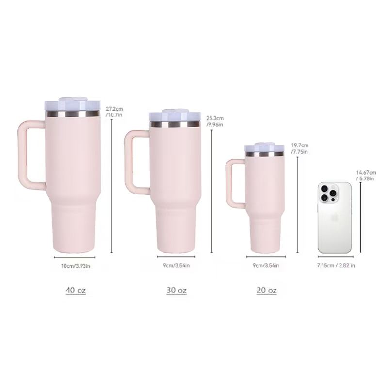 40oz tumbler with handle