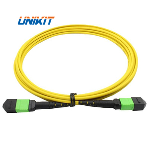 צפיפות גבוהה נתונים מרכז 9/125um1 2/24 Core חד צהוב LSZH תא מטען כבל מגשר MPO כדי MPO נשי סיבים אופטי