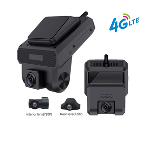 4G AI coche DVR 3 lentes Dual Smart Dashcam GPS Adas Dms CMSV6 grabación WDR funciones Android espejo retrovisor Cámara - Product Image 1
