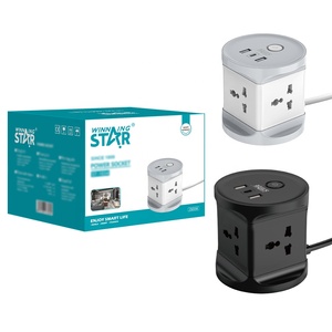WINNING <strong>STAR</strong> ST-1034 Universal Outlets Power Extender 4 <strong>Way</strong> Electric Extension Socket With USB Plugs Sockets