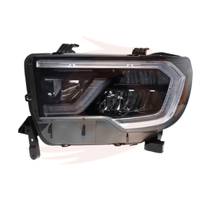 For Toyota TUNDRA 07-13 Models Headlight Assembly <strong>Sequoia</strong> Retrofit <strong>LED</strong> Daytime Running Light Running Water signal Lamp Headlight - Product Image 1
