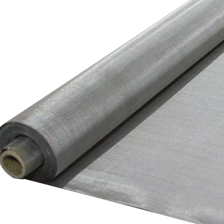 Rollo cuadrado de malla de alambre de acero inoxidable, filtro grueso de 0,1mm, 10x10, 30x30, 80, 45, 60, 20, 100, 300 micras
