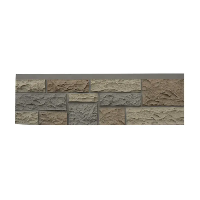 Panel de pared de piedra de hongo al por mayor de alta calidad impermeable PU piedra Artificial para decoración de apartamentos