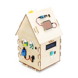 Kit per l'apprendimento della casa in legno Eparthub progettato per sistemi domestici intelligenti multifunzionali con supporto per la programmazione grafica - Product Image 5