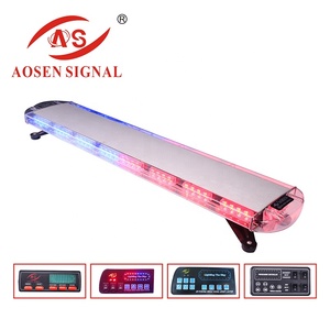 Red Blue Patrol Car <strong>Led</strong> Flashing Light bar Vehicle Emergency Warning Lightbar - Product Image 2