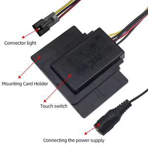 Interruptor de sensor táctil de espejo de baño TUODI DC 5V-24V Módulo de sensor de capacitancia de vidrio inteligente de luz LED - Product Image 5