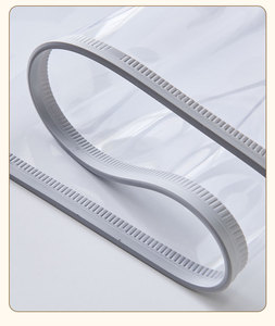 Durable Transparent <strong>PVC</strong> Soft Door Curtain with Modern Design Magnetic Feature Plastic Screen <strong>Netting</strong> - Product Image 2