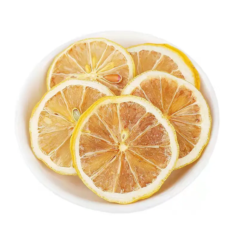 Huaou Cina Harga Rendah Kering Kuning Lemon Hijau Limau Slice Kupas Buah Teh Lemon Kering