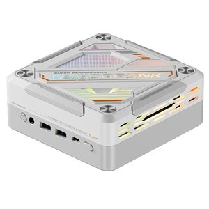 Cyberpunk Gamer PC AMD R7 8845HS 7840HS 7735HS Mini PC RGB Light DDR5 2.5G LAN USB4.0 Win11 Mini <strong>Computer</strong> 8K NUC WiFi6 - Product Image 2