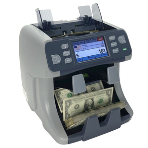 2 Pocket CIS contador de dinero pantalla táctil detector de dinero falso mezcla de conteo clasificación básica fitness máquinas de conteo de dinero - Product Image 6