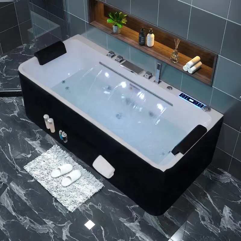 Machine à laver intérieure bain à remous spa massage double bain à remous