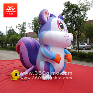 Khổng lồ tùy chỉnh Inflatable quảng cáo thiết kế phim hoạt hình động vật linh vật động vật đuôi dài sóc hoặc các sự kiện - Product Image 3
