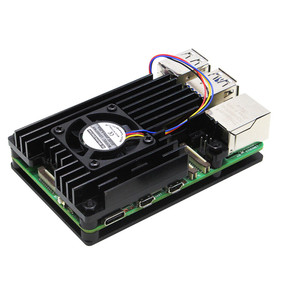 <strong>Raspberry</strong> <strong>Pi</strong> 5 Armor <strong>Case</strong> Metal Shell Aluminum Alloy with PWM Cooling Fan Protective Shell for <strong>Raspberry</strong> <strong>Pi</strong> 5 - Product Image 5