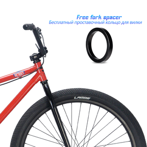 Cho 29-inch BMX Cruiser Wheelie diễn viên đóng Thế frameset 1020 Carbon thép miễn phí Tai nghe ngã ba Spacer bomma lựu đĩa - Product Image 6