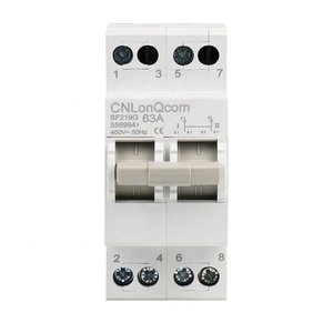CNLonQcom 2P 63A çift güç manuel Transfer anahtarı 230V kilitleme izolasyon anahtarı MTS devre kesici - Product Image 2