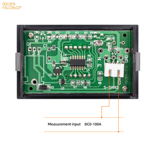 ミニデジタル電流計DC0-100A DC電流測定器デジタルパネル電流計 - Product Image 2