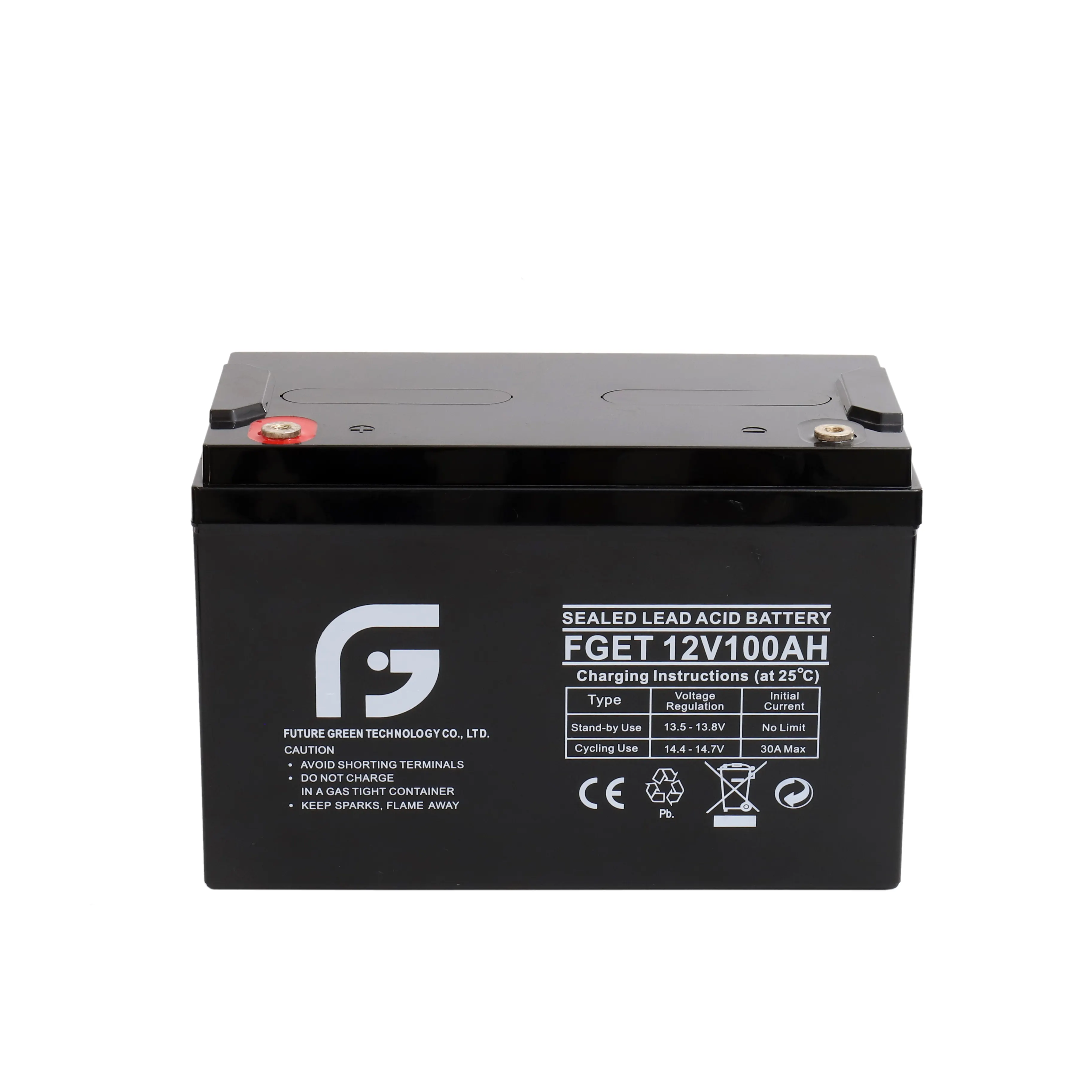 Battery for Power and Solar Storage 12V 100ah Rechargeable Sealed Lead Acid Battery
