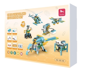 Juego de bloques de construcción de Robot de aprendizaje de rompecabezas CB-05, modelo de entrenamiento lógico, programa de prueba, ciencia, juguetes educativos electrónicos, juegos de bloques de construcción - Product Image 6