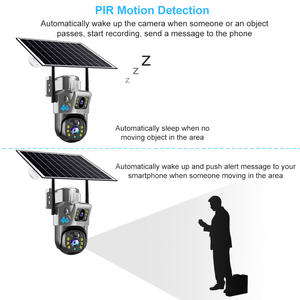 4G Sim Thẻ <span class=keywords><strong>Wifi</strong></span> Năng Lượng Mặt Trời Pin Powered Dual Máy Ảnh Thông Minh PIR Làm Việc 4G V380 Pro PTZ Năng Lượng Mặt Trời Máy Ảnh - Product Image 6