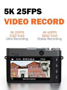 Fabrika toptan optik vizör <span class=keywords><strong>3</strong></span>.6-inç 48MP vlog kompakt kamera çocuk mini vintage video 5k retro dijital kamera
