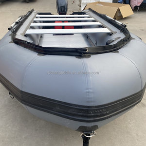 Bền PVC hypalon nhôm tầng cứu hộ chèo thuyền <span class=keywords><strong>Inflatable</strong></span> Rib câu cá xuồng ba lá Thuyền phao với CE - Product Image 2