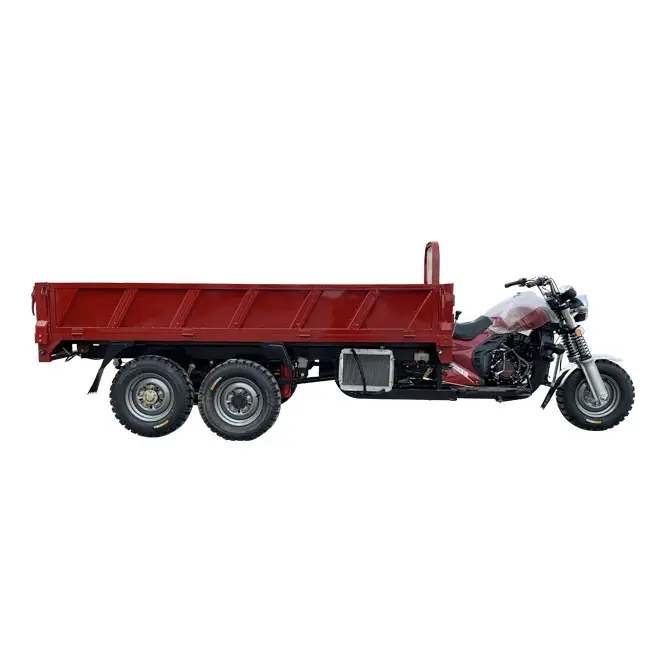 Neues Modell Südamerika Heavy Duty Self-Dump Dreirad Beliebte Erwachsene Motorrad 200ccm 250ccm Motor Benzin Fracht Dreiräder