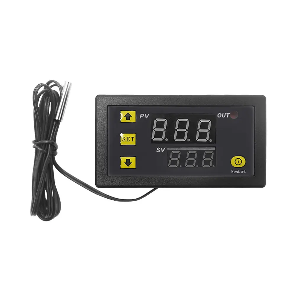 Thermostat numérique régulateur de température, de refroidissement et de chauffage, avec affichage LED, W3230 AC 110V-220V dc 12V 24V