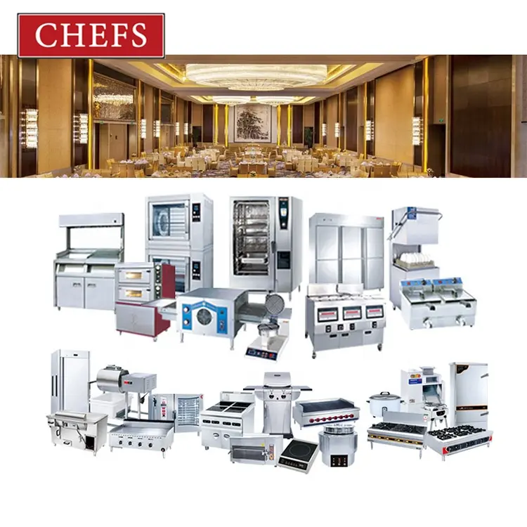 CHEFS Hotel and Restaurant kitchen catering equipment For Star Hotel Supplies With One Stop Solution Factory in China