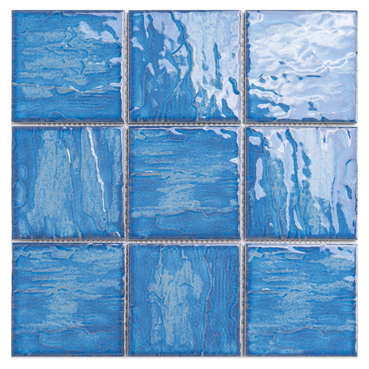 9701 mosaïque en céramique bleu ciel